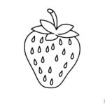 Curious Strawberry Coloring Sheets for Coloring